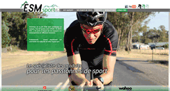 Desktop Screenshot of esm-sport.com