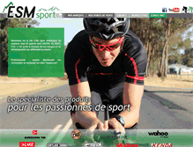 Tablet Screenshot of esm-sport.com